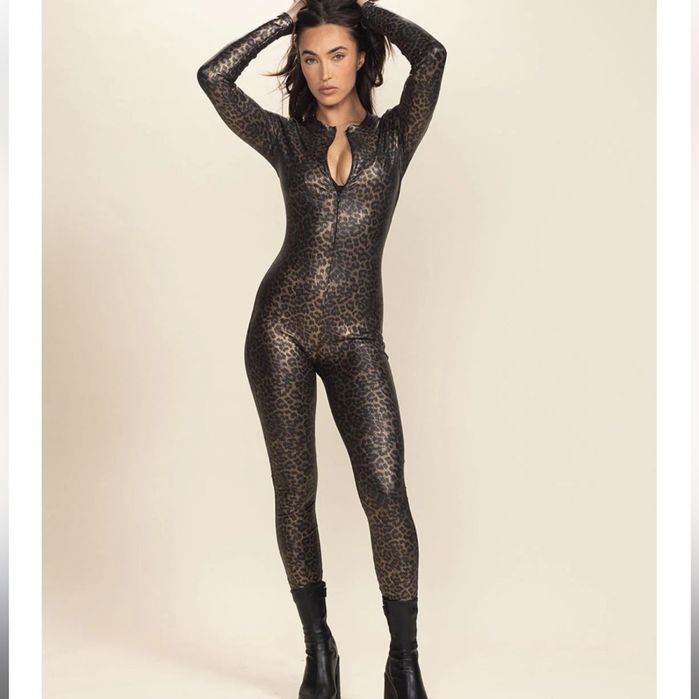 SpiritHoods Leopard Print Jumpsuit